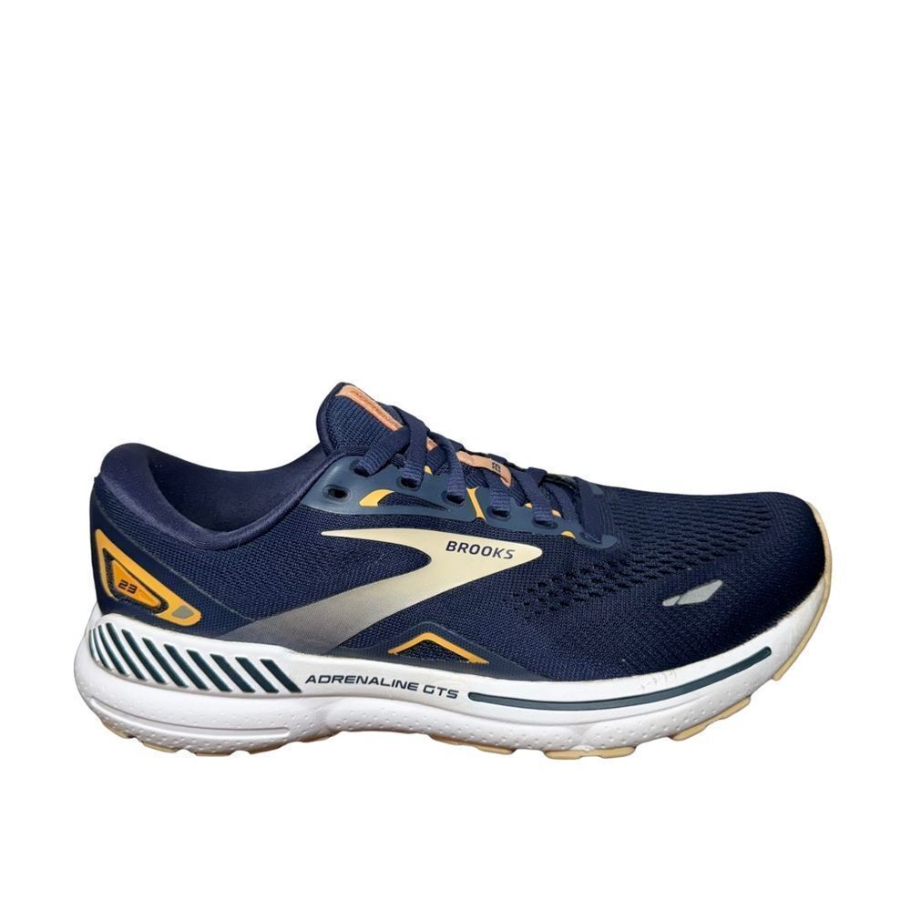 Women’s Brooks Adrenaline 23 Navy and Gold Sneakers size 8 B